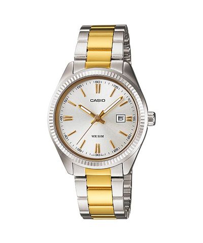 Reloj Casio LTP-1303SG-7AV Bicolor Mujer Acero Dorado Plateado