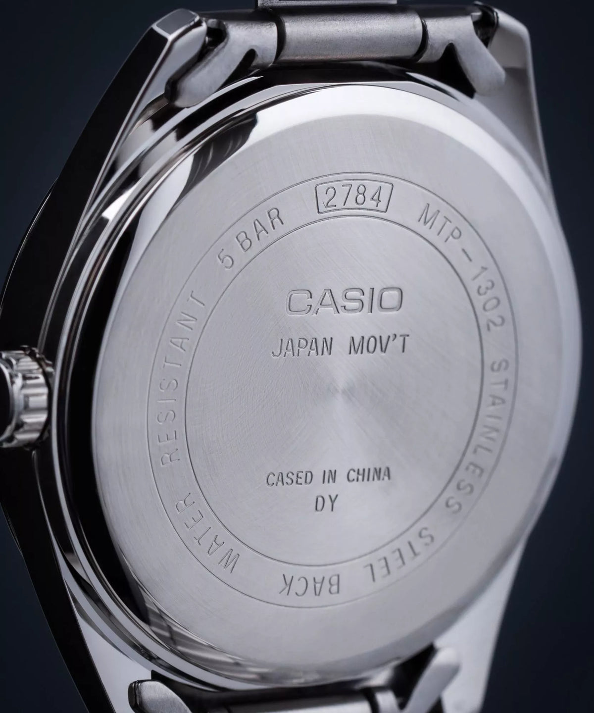 Casio MTP-1302PD-1A1 – Reloj Original para Hombre de Acero Plateado
