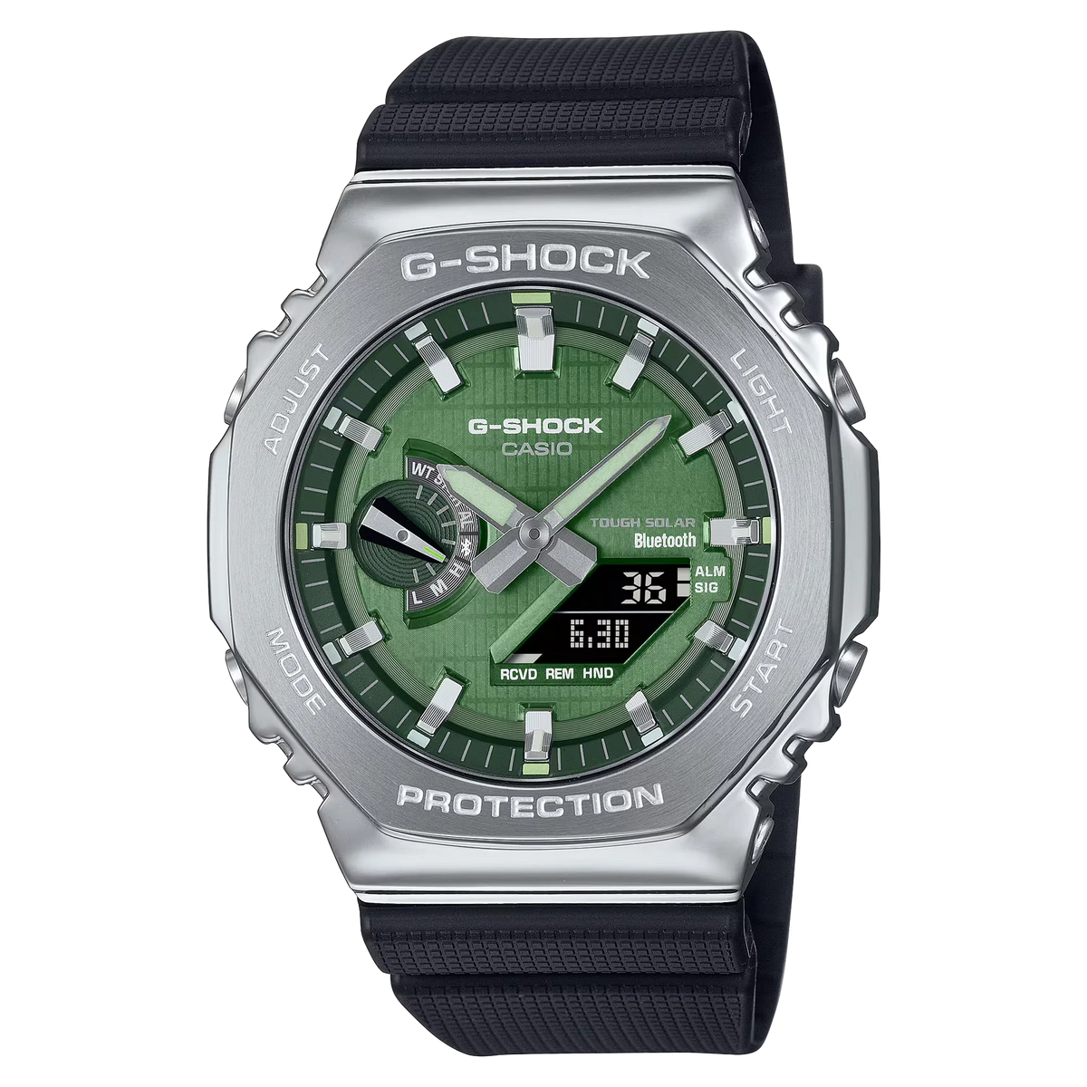 Reloj G-Shock GBM-2100A-1A2 Original Carbon Core Guard con Bluetooth y Energía Solar - Resistencia Extrema 200 Metros