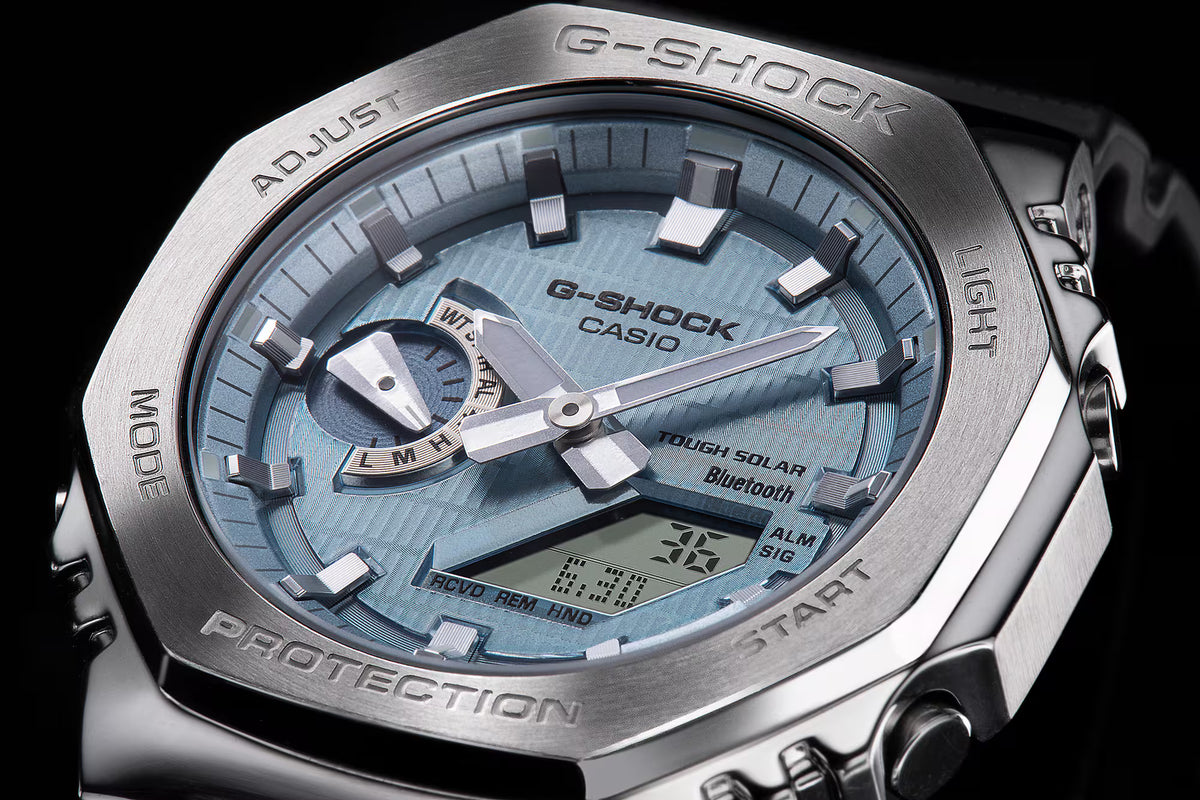 Casio G-Shock Original GBM-2100A-1A2 Carbon Core Guard con Bluetooth y Energía Solar - Resistencia Extrema 200 Metros - G-Shock en Perú | Jherr Jewelry