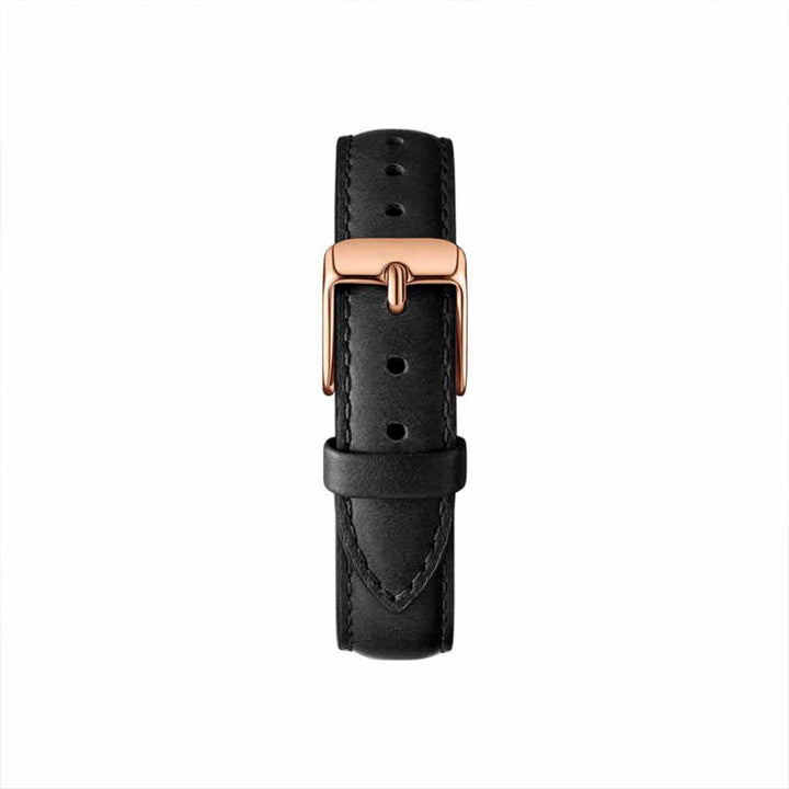 Correa Cuero Negro para Reloj | 12mm - 20mm - Genuine en Perú | Jherr Jewelry