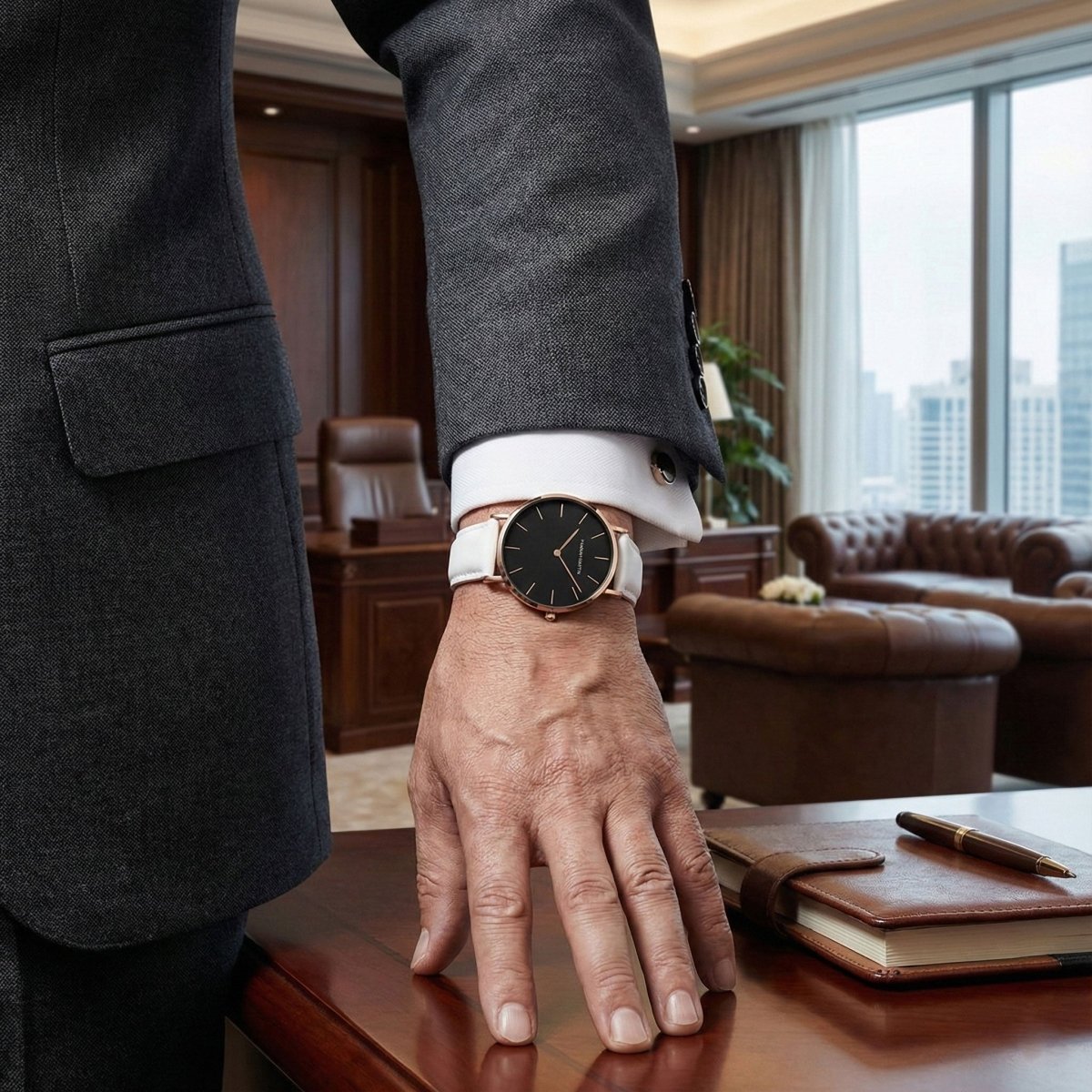 Reloj Hannah Martin Sapphire Black - Hannah Martin en Perú | Jherr Jewelry
