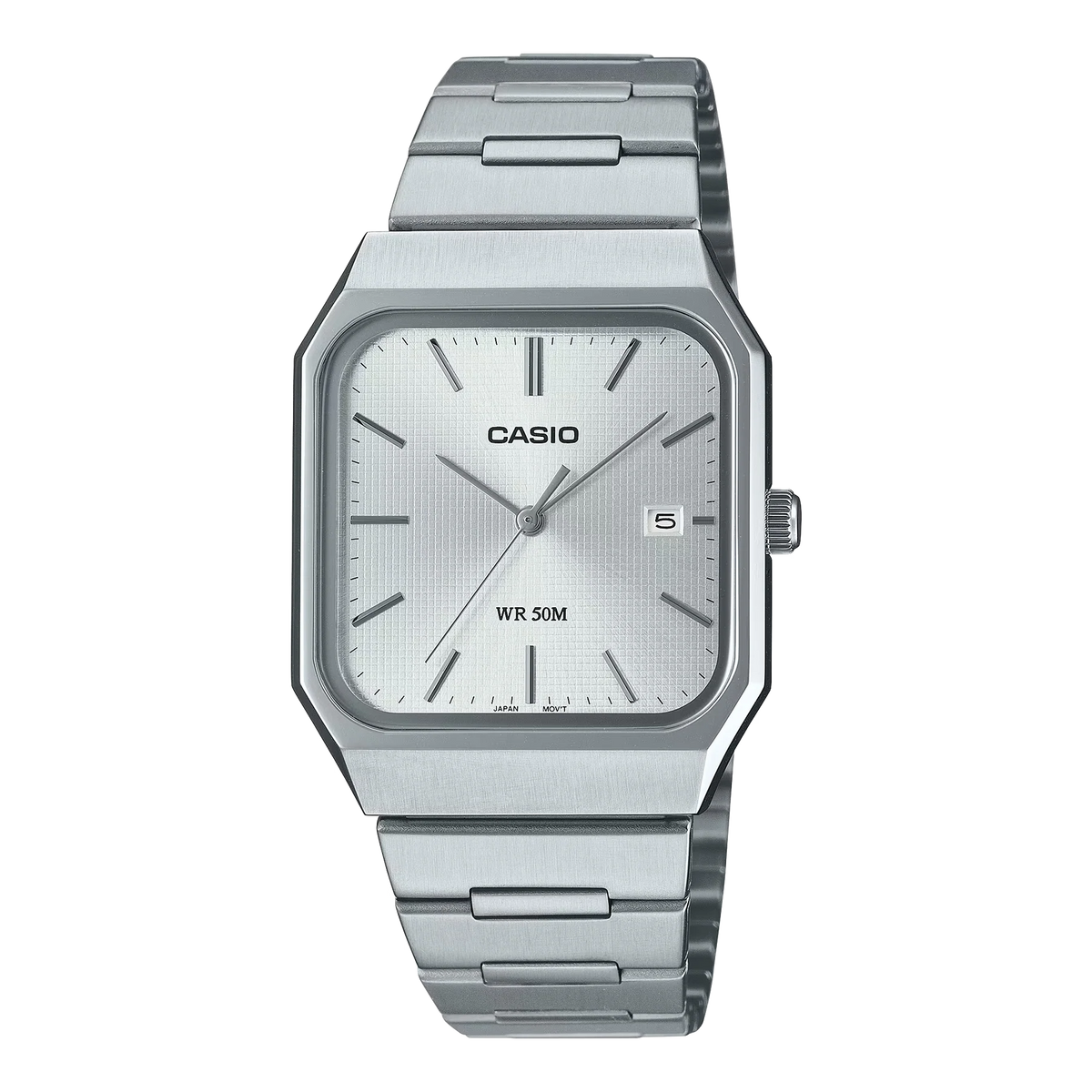 Casio MTP-B185D-2A2 Ice Blue – Reloj Original para Hombre de Acero Inoxidable