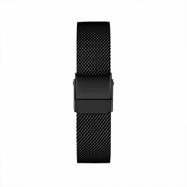 Correa Milanesa Negra Mate para Reloj en Perú - Estilo Moderno y Sofisticado - JHERR en Perú | Jherr