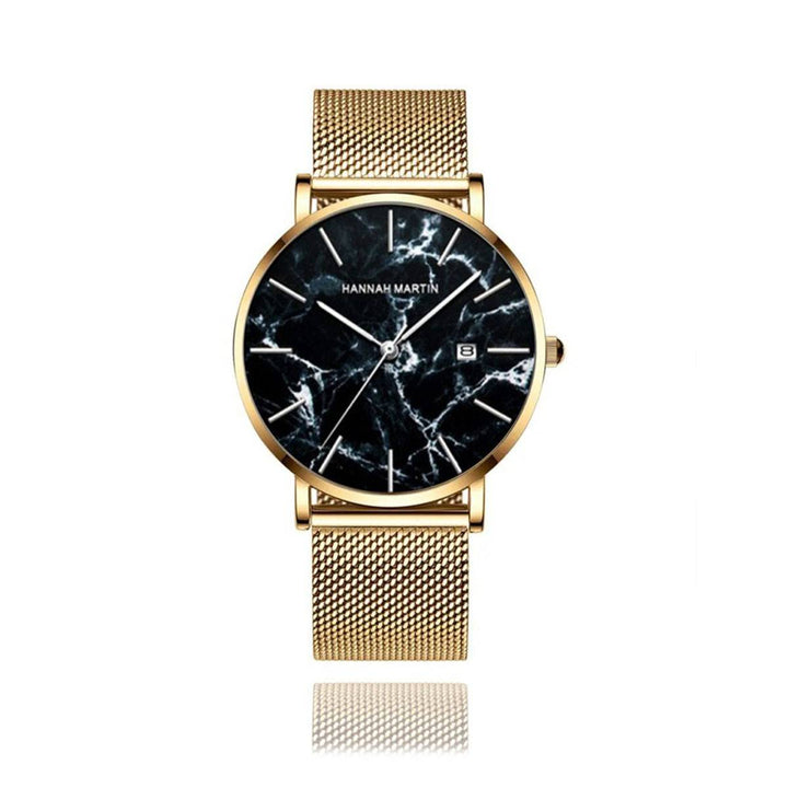 Reloj Hannah Martin Gold Marble