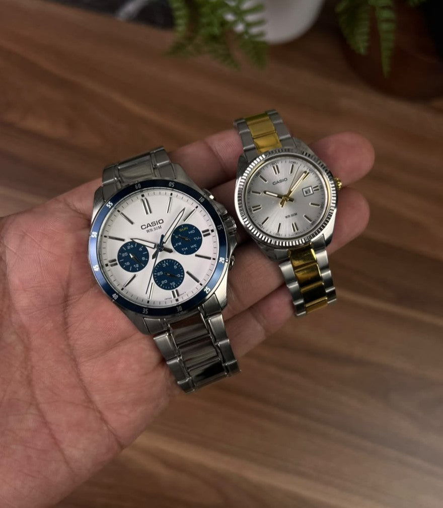 Diferencia de tamaño entre reloj Casio MTP y Casio LTP