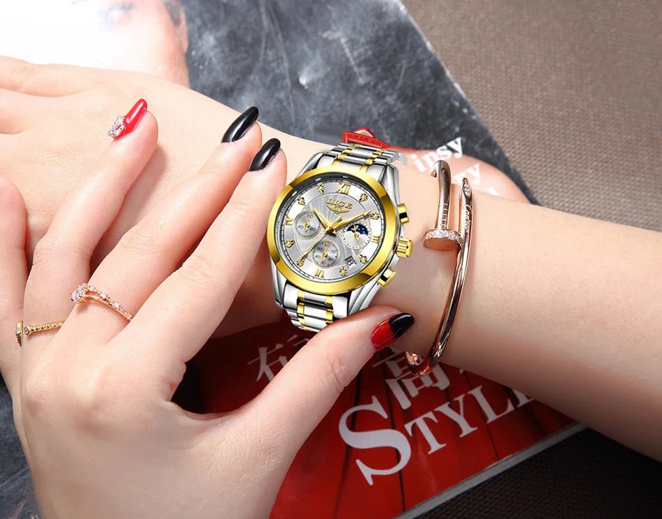 Golden Radiance Luxury Women's Watch - JHERR JEWELRY en Perú | Jherr Jewelry