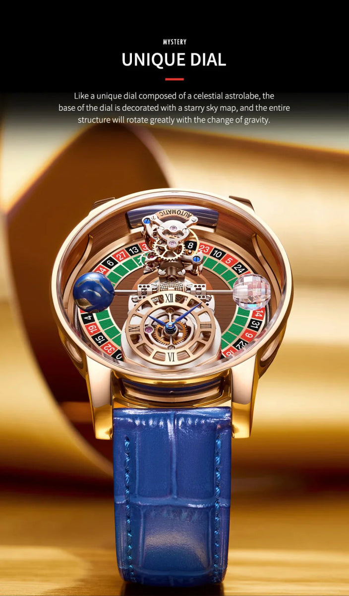 Celestial Roulette Men's Luxury Watch - JHERR JEWELRY en Perú | Jherr Jewelry