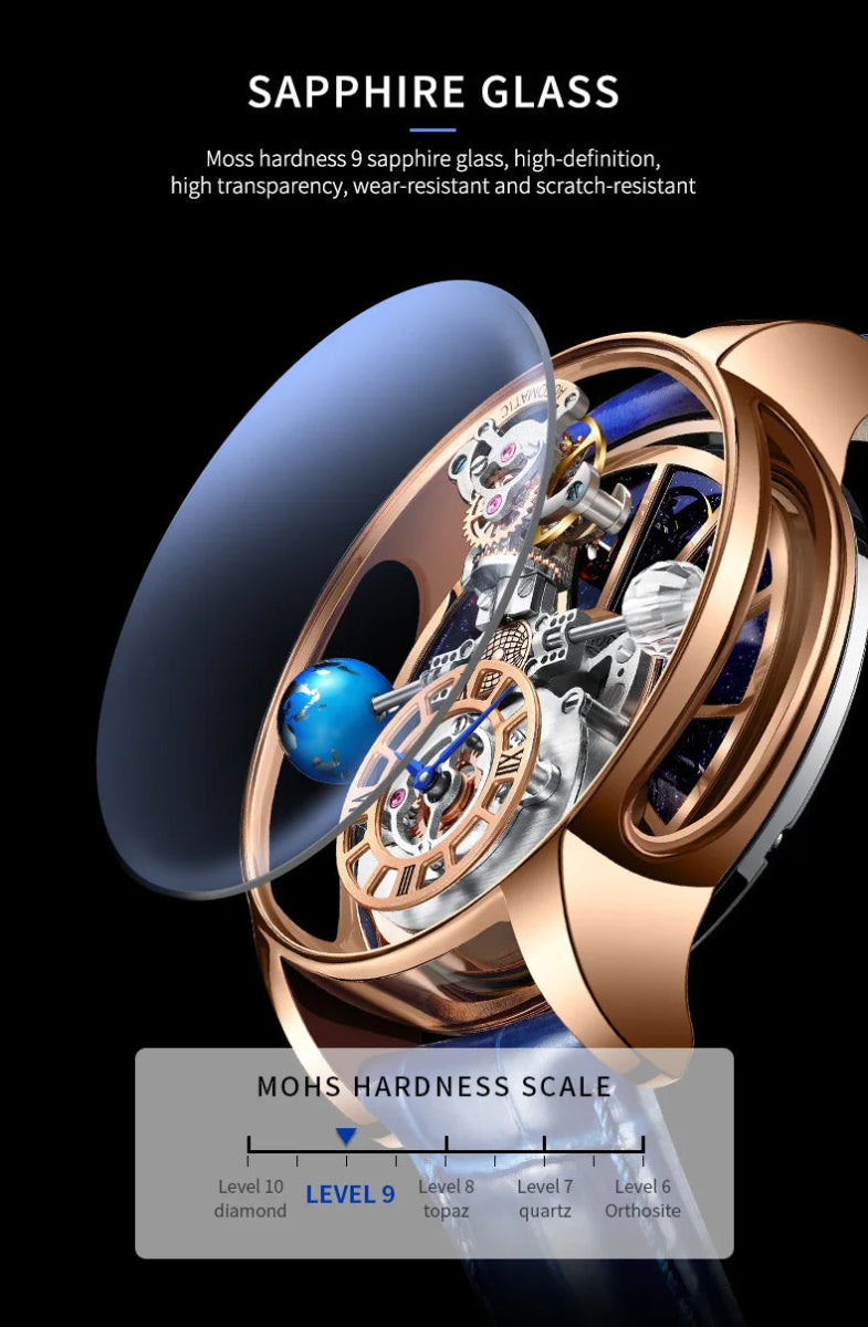 Galactic Pioneer Chronograph Tourbillon Luxury Watch - JHERR JEWELRY en Perú | Jherr Jewelry