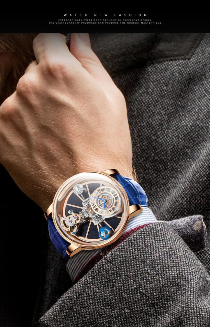 Galactic Pioneer Chronograph Tourbillon Luxury Watch - JHERR JEWELRY en Perú | Jherr Jewelry