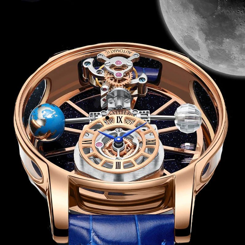 Galactic Pioneer Chronograph Tourbillon Luxury Watch - JHERR JEWELRY en Perú | Jherr Jewelry