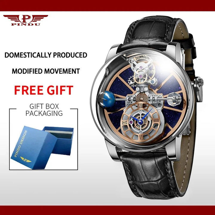 Galactic Pioneer Chronograph Tourbillon Luxury Watch - JHERR JEWELRY en Perú | Jherr Jewelry
