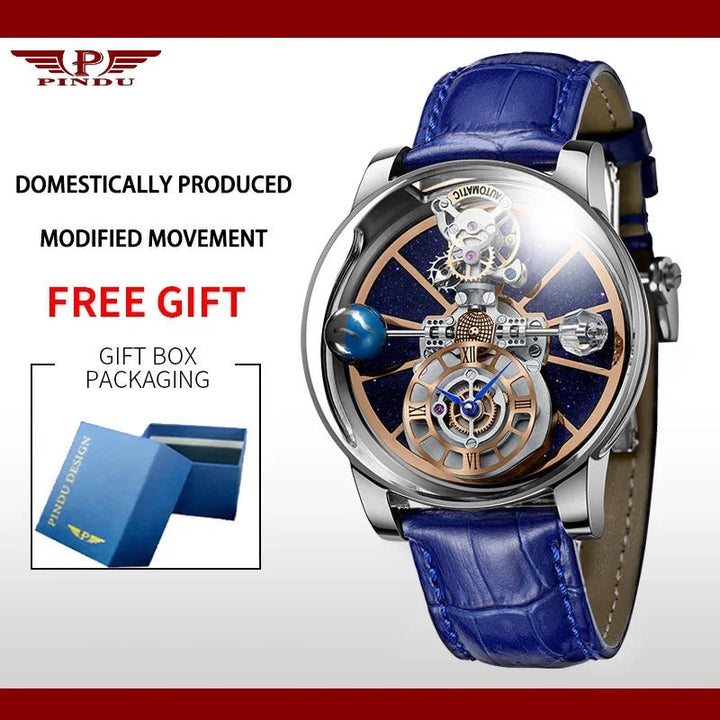 Galactic Pioneer Chronograph Tourbillon Luxury Watch - JHERR JEWELRY en Perú | Jherr Jewelry