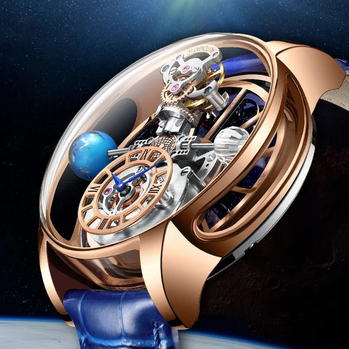 Galactic Pioneer Chronograph Tourbillon Luxury Watch - JHERR JEWELRY en Perú | Jherr Jewelry