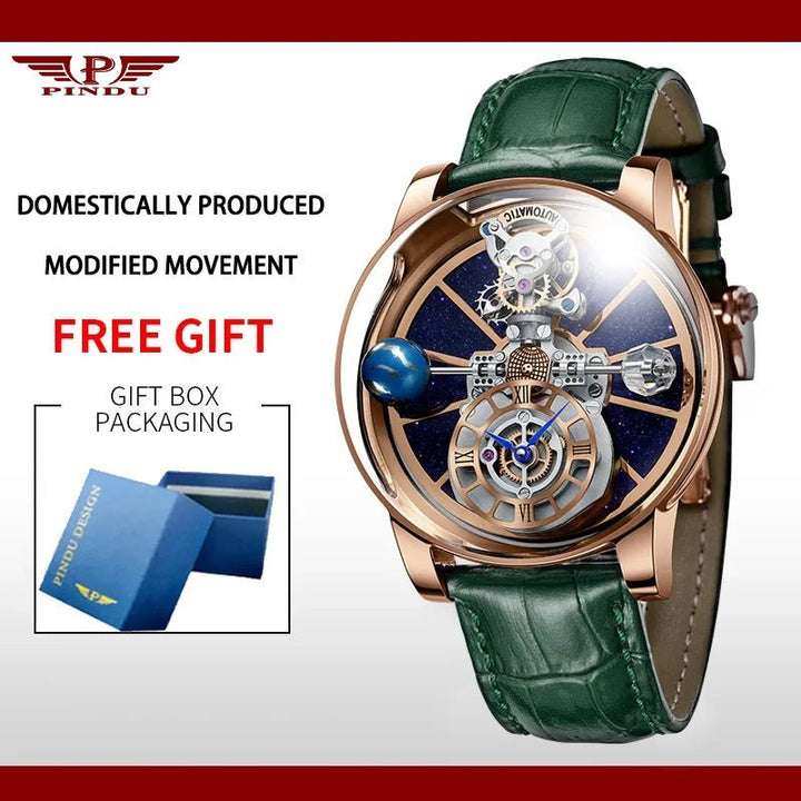 Galactic Pioneer Chronograph Tourbillon Luxury Watch - JHERR JEWELRY en Perú | Jherr Jewelry