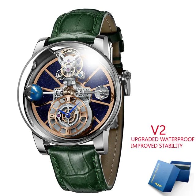 Galactic Pioneer Chronograph Tourbillon Luxury Watch - JHERR JEWELRY en Perú | Jherr Jewelry