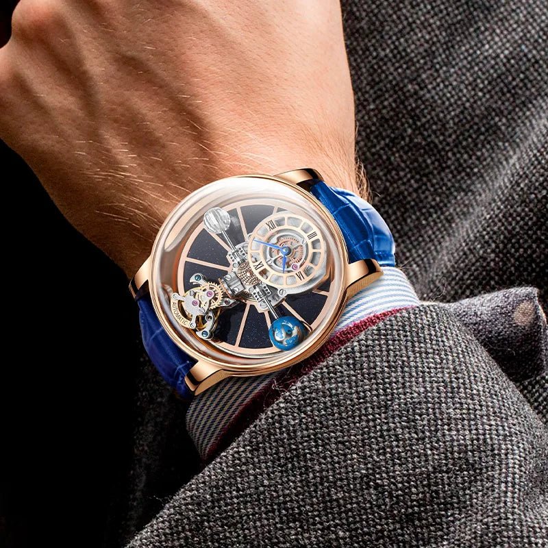 Galactic Pioneer Chronograph Tourbillon Luxury Watch - JHERR JEWELRY en Perú | Jherr Jewelry