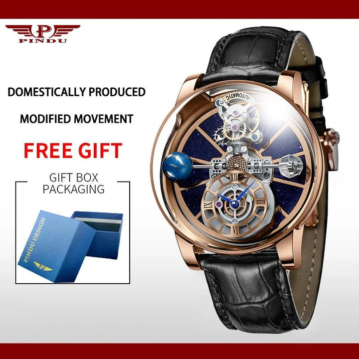 Galactic Pioneer Chronograph Tourbillon Luxury Watch - JHERR JEWELRY en Perú | Jherr Jewelry
