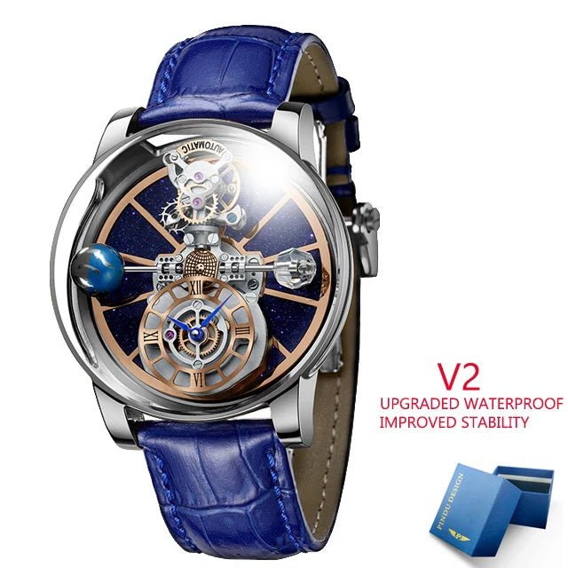 Galactic Pioneer Chronograph Tourbillon Luxury Watch - JHERR JEWELRY en Perú | Jherr Jewelry