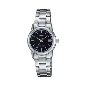 Reloj Casio LTP-V002D-1A Analógico Mujer Acero Negro Original - Casio original en Perú | Jherr Perú