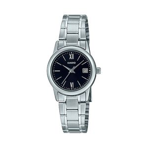 Reloj Casio LTP-V002D-1B3 Analógico Mujer Acero Negro Original - Casio original en Perú | Jherr Perú