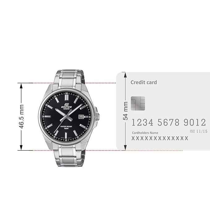 Reloj Casio Edifice EFV-150D-2A Original Resistente al Agua 100M para Hombre
