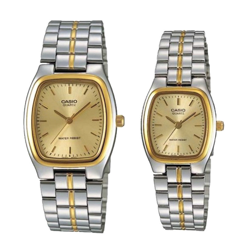 Relojes de pareja Casio MTP-1169G-9A + LTP-1169G-9A en acero bicolor originales