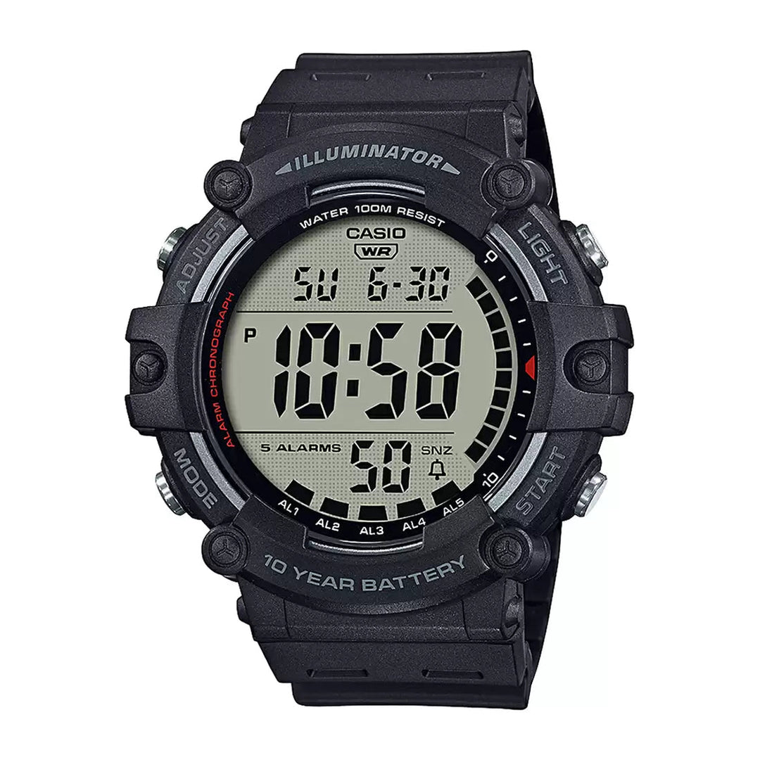Reloj Casio AE-1500WH-1AV negro resina original en Perú - vista principal