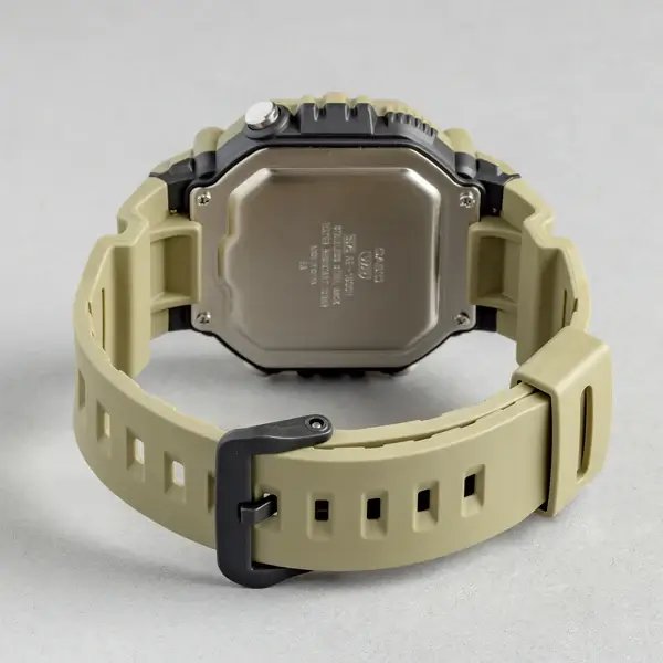 Reloj Casio AE-1600H-5AV marrón arena hombre original en Perú - vista adicional y acabados