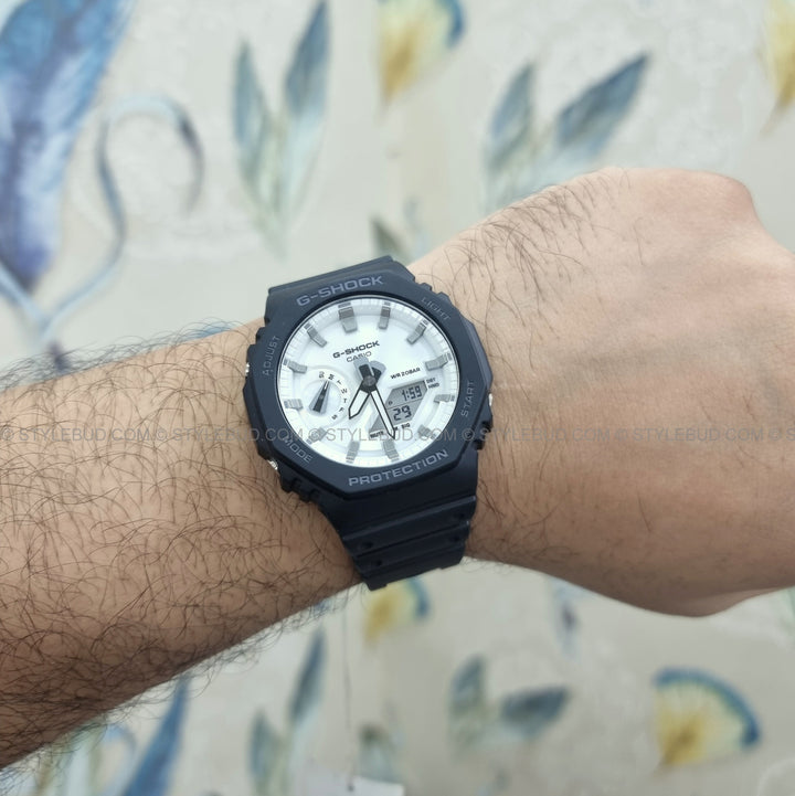 Reloj G-Shock GA-2100WD-1ADR Original Hombre Digital Negro GA-2100WD-1ADR detalle posterior y acabados en Jherr Perú