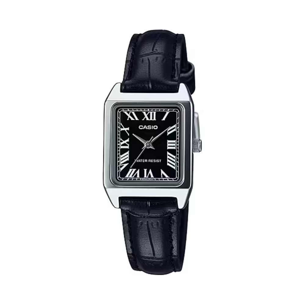 Reloj Casio LTP-V007L-1B negro cuero negro original en Perú - vista principal