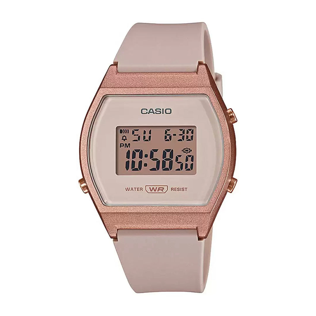 Reloj Casio LW-204-4A rosa resina original en Perú - vista principal