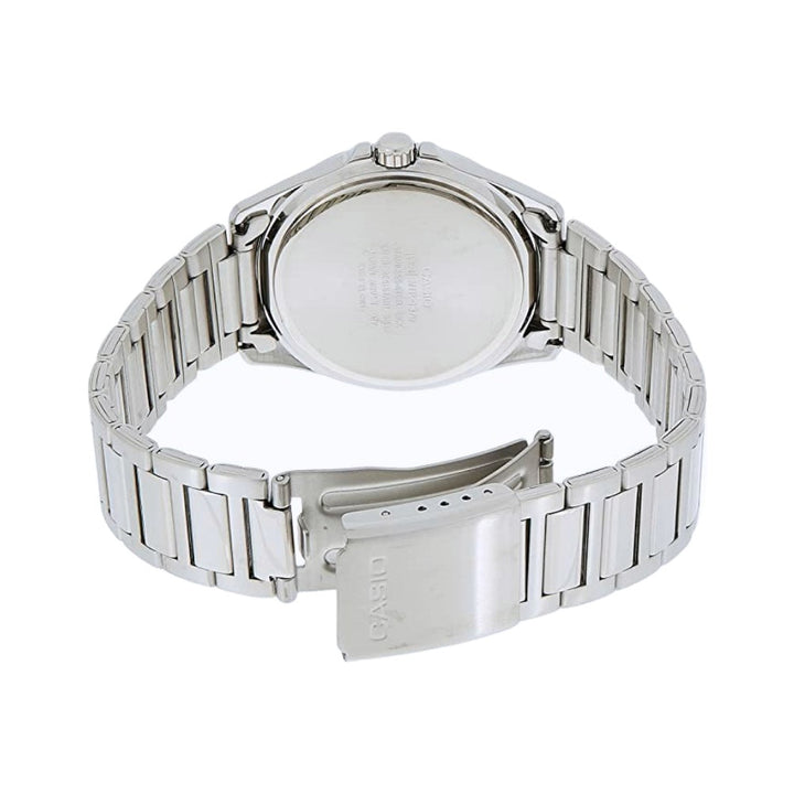 Reloj Casio MTP-1370D-7A3V plateado para hombre original en Perú - detalle de esfera o pantalla