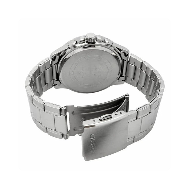 Reloj Casio MTP-1374D-7A2V Original | Acero Hombre Plateado Elegante