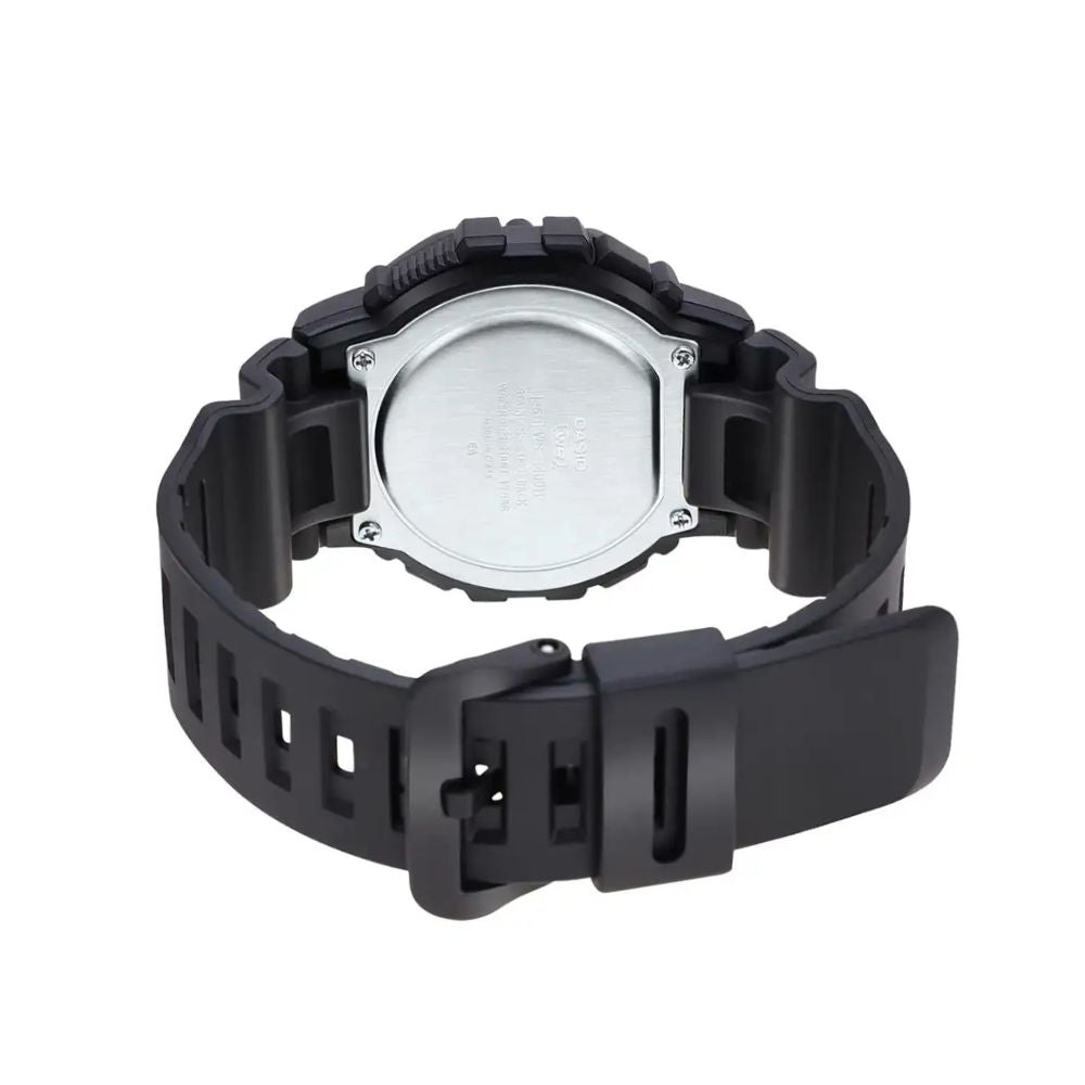 Reloj Casio WS-1400H-1AV negro hombre original en Perú - vista adicional y acabados