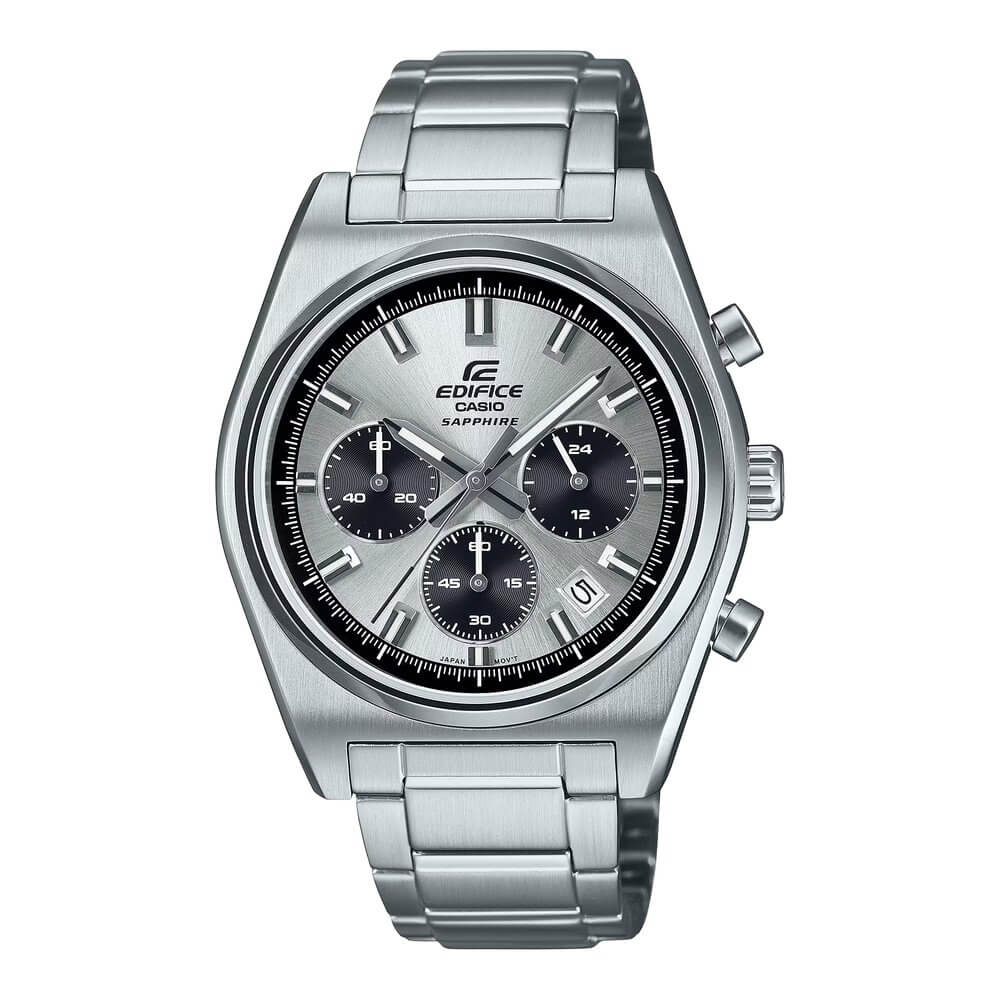 Reloj Casio Edifice EFB-730D-7AVUDF Cronógrafo Acero Plateado Original EFB-730D-7AVUDF vista principal en Jherr Perú