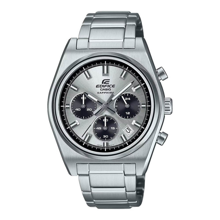 Reloj Casio Edifice EFB-730D-7AVUDF Cronógrafo Acero Plateado Original EFB-730D-7AVUDF vista principal en Jherr Perú