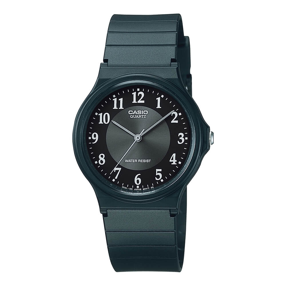 Reloj Casio MQ-24-1B3L negro unisex original en Perú - vista principal