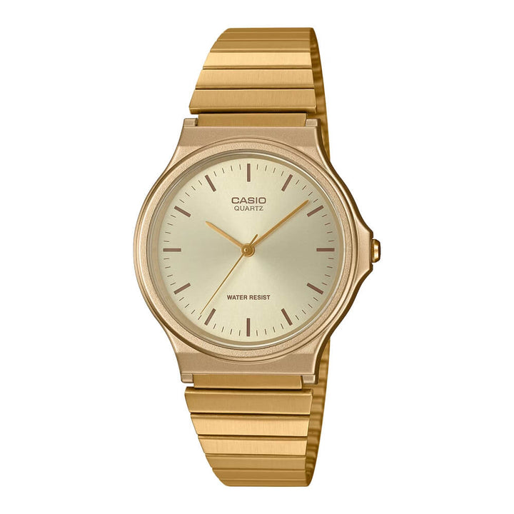 Reloj Casio MQ-24G-9E dorado unisex original en Perú - vista principal
