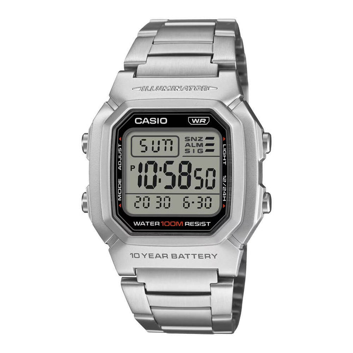 Reloj Casio W-800HD-1AVDF Digital Resina Negro Original W-800HD-1AVDF vista principal en Jherr Perú