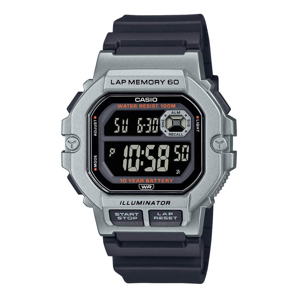 Reloj Casio WS-1400H-1BV negro hombre original en Perú - vista principal