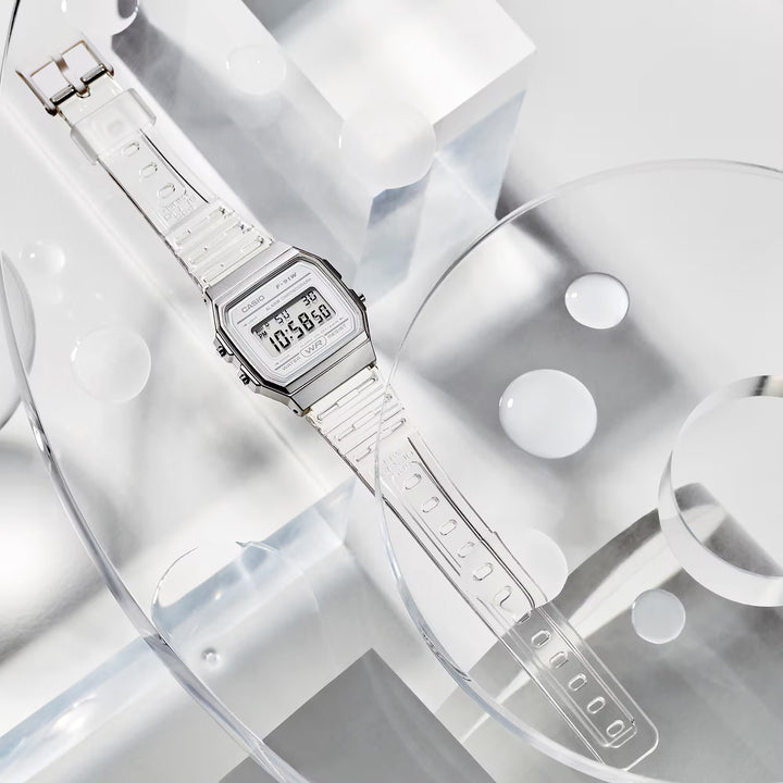 Reloj Casio F-91WS-7 Digital Mujer Resina Blanco Original