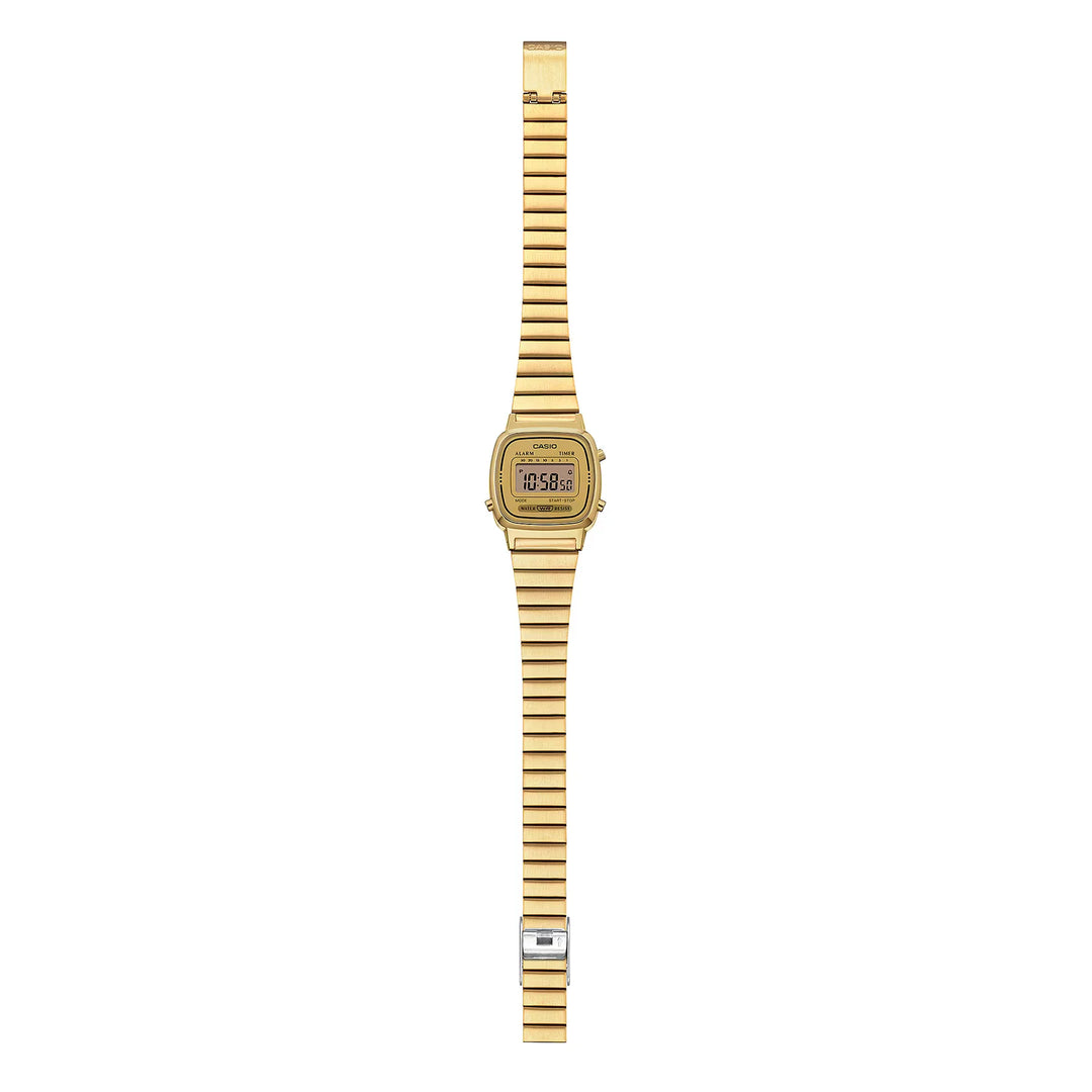 Reloj Casio LA670WGA-9 Original Vintage Dorado Digital - Icono Retro con Estilo y Funcionalidad