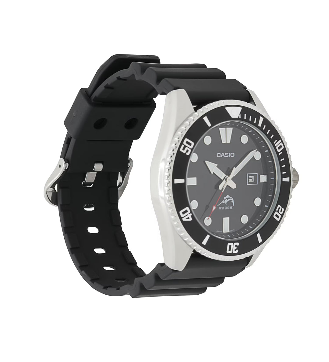 Casio MDV106-1A — Reloj Diver Análogo 200M Negro (Duro / Marlin)