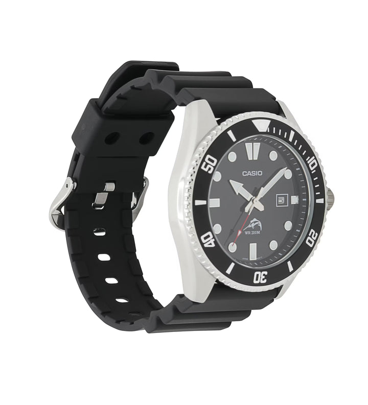 Casio MDV106-1A — Reloj Diver Análogo 200M Negro (Duro / Marlin)