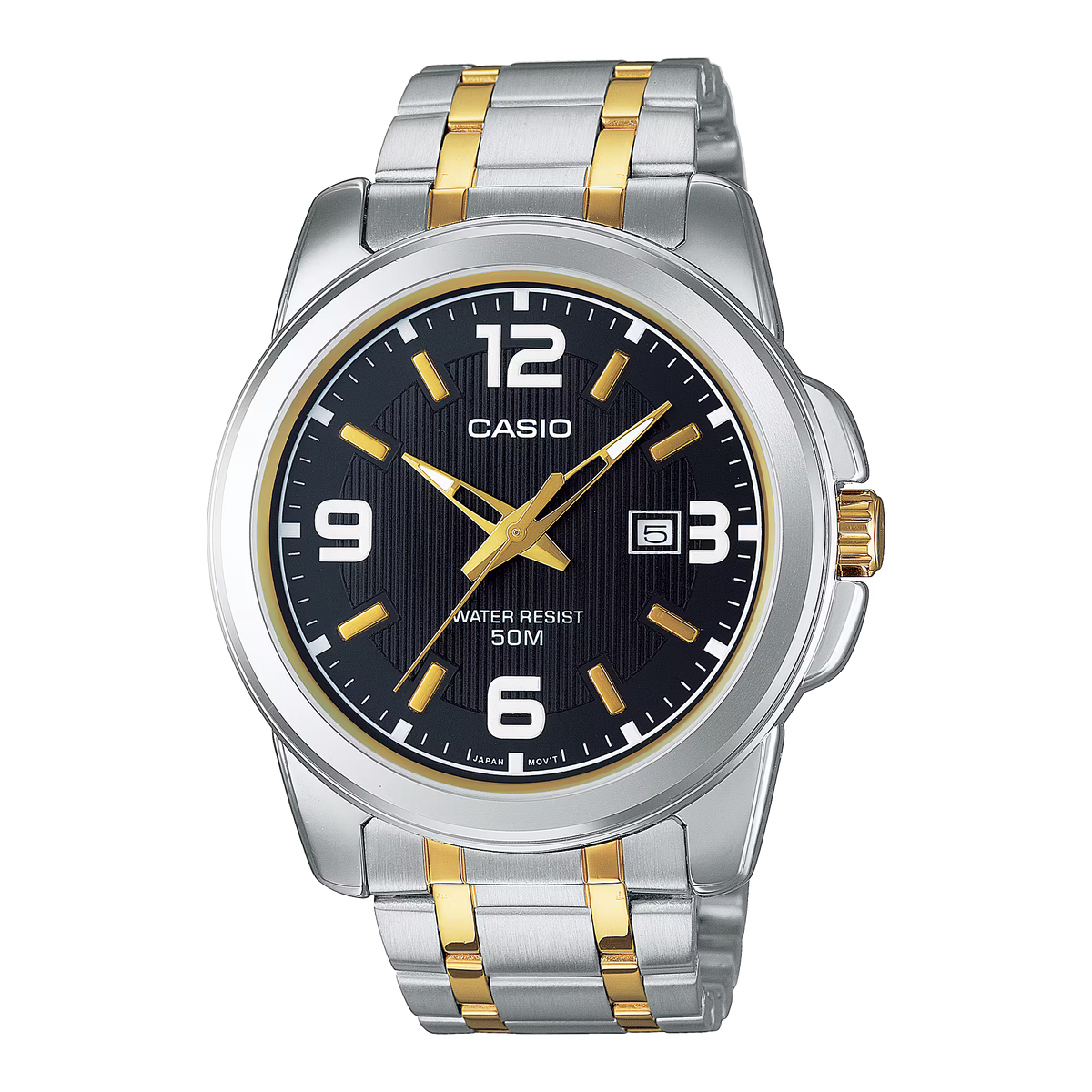 Reloj Casio MTP-1314SG-1A Analógico Hombre Acero Negro Original