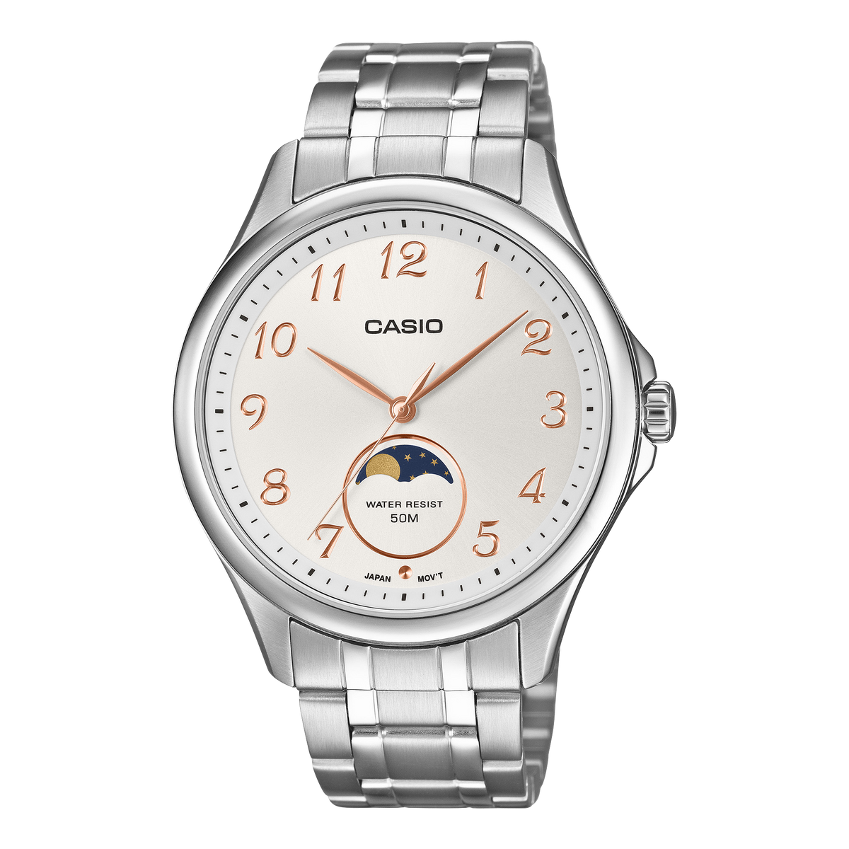 Reloj Casio MTP-M110D-1AER con Fase Lunar para Hombre - 42.5mm