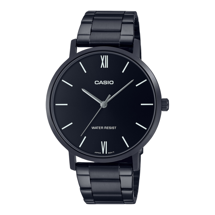 Reloj Casio MTP-VT01B-1B Analógico Hombre Resina Negro Original