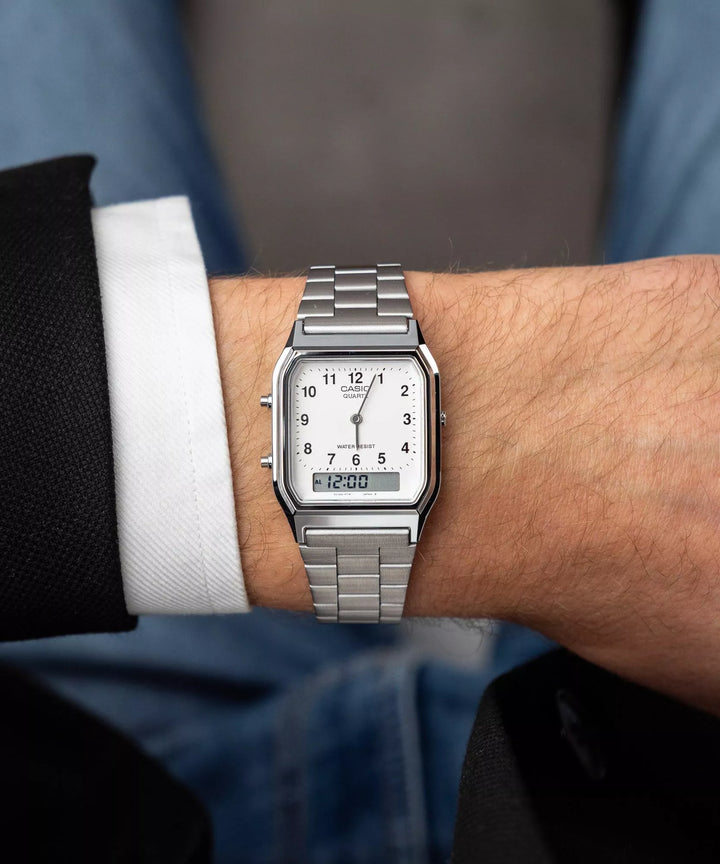 Reloj Casio Vintage AQ-230A-7BMQYES Original - Casio en Perú | Jherr Jewelry