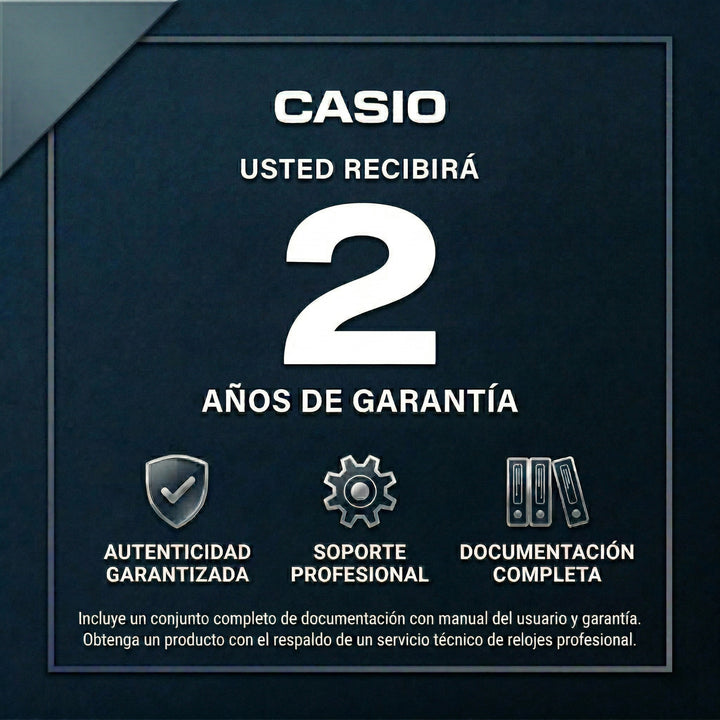 Casio Vintage AQ-230A-9A — Reloj Analógico-Digital con Esfera Dorada y Pulsera de Acero - Casio en Perú | Jherr Jewelry
